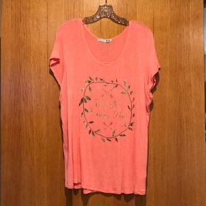 Maurice’s XXL peach tunic